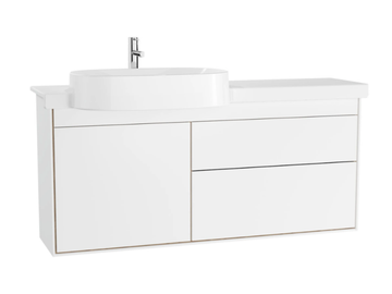 VOYAGE WITH CERAMIC VANITY - Wall-mounted wooden vanity unit by VitrA Bathrooms - view 2